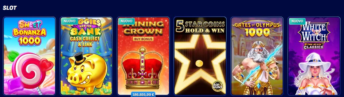 Gioca alle slot popolari Sweet Bonanza e Gates Olympus